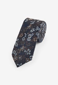 Next TEXTURED WITH 2 PACK REGULAR - Tie - navy blue floral polka dot
