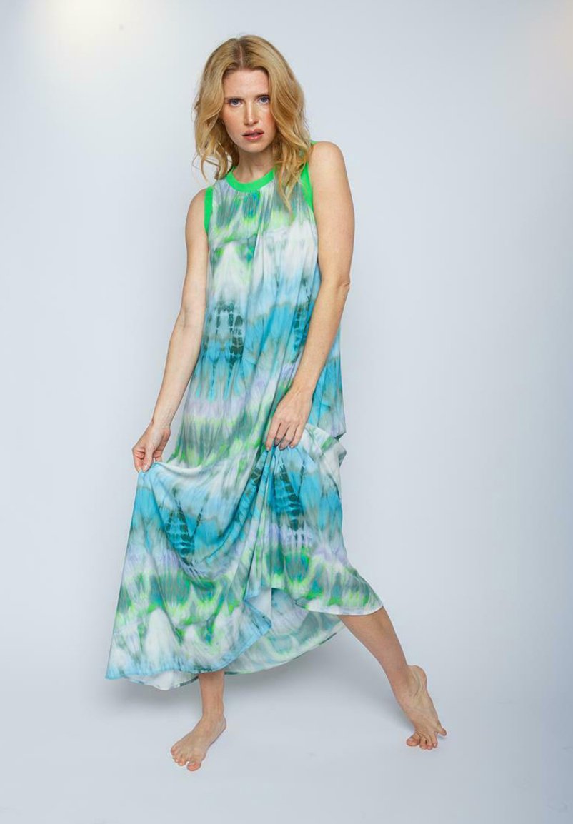Emily van den Bergh Maxi dress - green batik/not defined - Zalando
