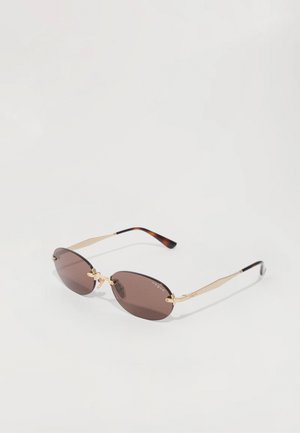 Occhiali da sole - pale gold-coloured/dark brown