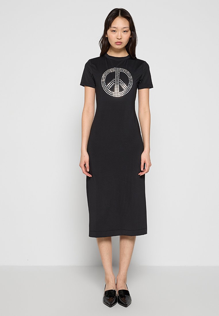 MOSCHINO JEANS Jerseyjurk zwart MOSCHINO JEANS Jerseyjurk zwart