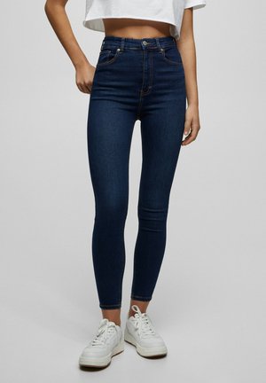 WITH VERY HIGH WAIST - Jeans Skinny Fit - dark blue