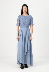 VILA - VINOMA MIX ANKLE DRESS - Ballkjole - bijou blue Miniatyrbilde 1