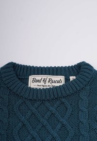 Band of Rascals CABLE - Neule - dark petrol