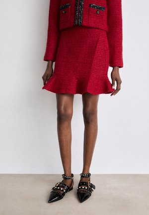 COCO SKIRT - Minisukňa - red