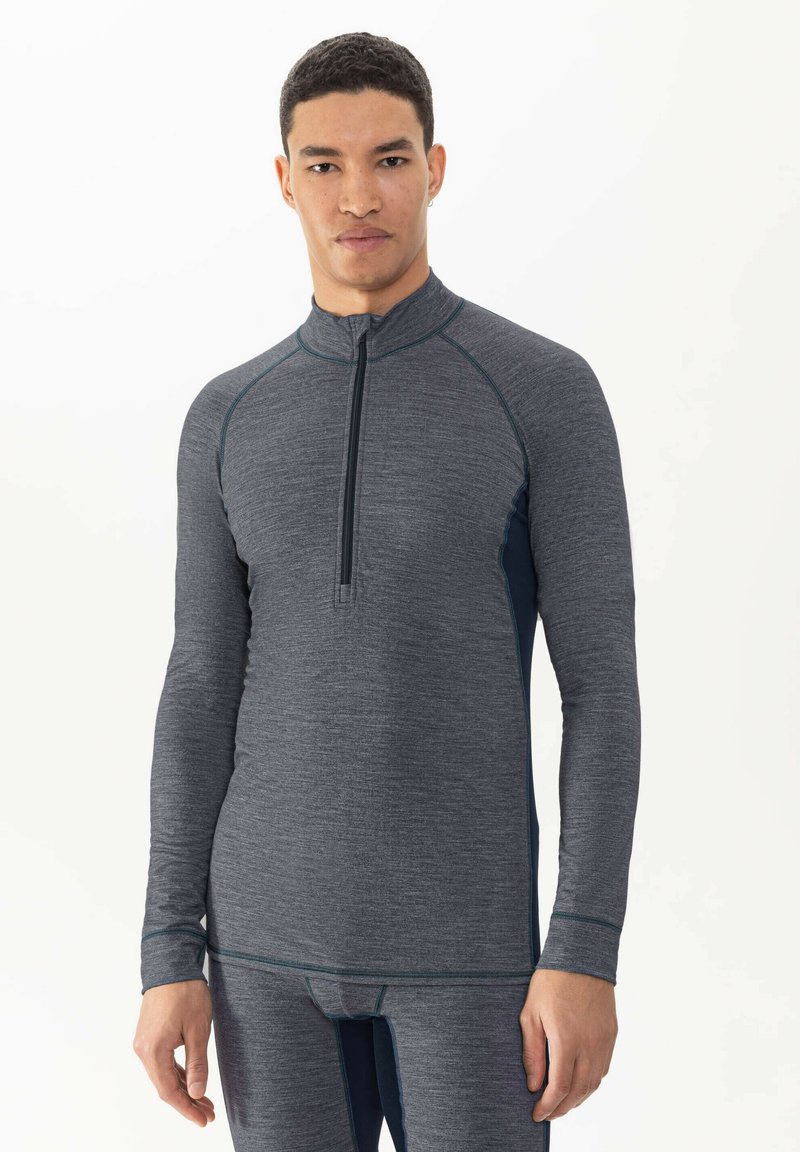 mey LANGARM SERIE PRFRMNC - Langarmshirt - indigo melange