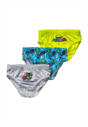 SUPERHELD 3 PACK - Kalhotky - blau/grau/hellgrün