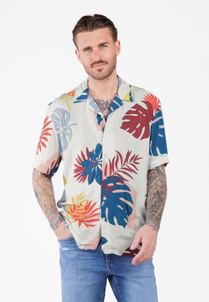 SPLASH PATTERNED - Shirt - white