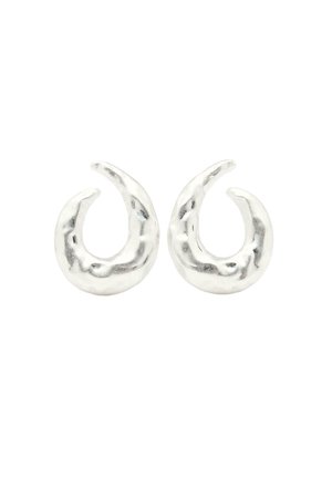 TEXTURED HOOP  - Boucles d'oreilles - silver-coloured