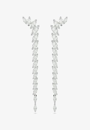 Swarovski, MESMERA EARRINGS, MARQUISE CUT, WHITE, RHODIUM PLATED - Pendientes - white