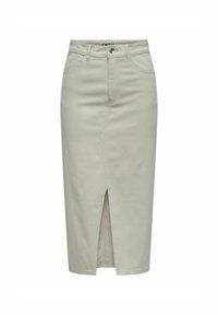 ONLLOLA SLIT SKIRT - Pencil skirt - silver lining