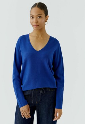 Oui, PULLOVER  - Trui - royal blue