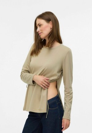 GESCHNITTEN RUNDHALS - Long sleeved top - london fog