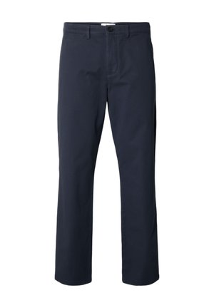 Selected, SLM196-STRAIGHT MILES TWILL PANT NOOS - Pantalon classique - dark sapphire