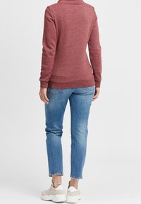 Oxmo Sudadera con cremallera - bordeaux