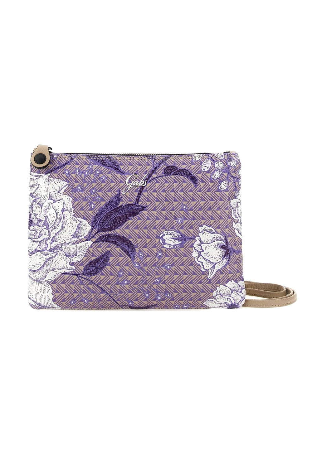 Pochette BEYONCE Gabs Taglia M - Borsetta In Pelle Con Tracolla, Tasca Con Zip, Bottone Turchese Iconico