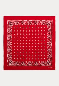 PAISLEY COTTON BANDANNA - Fulár - red