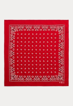 PAISLEY COTTON BANDANNA - Foulard - red
