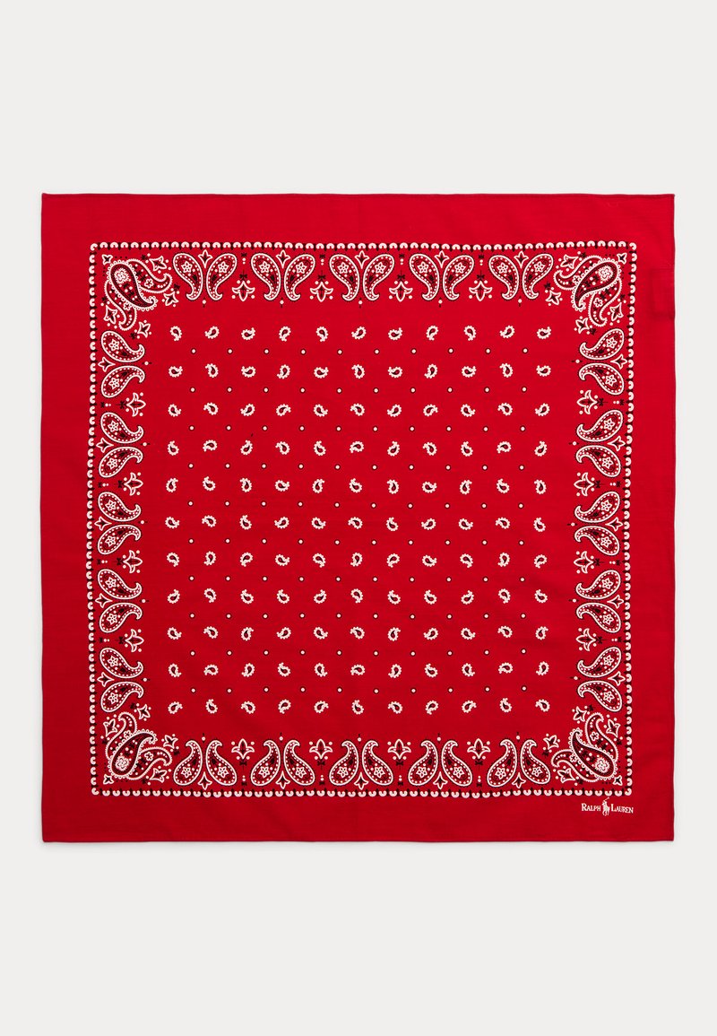 Polo Ralph Lauren PAISLEY COTTON BANDANNA - Selyemkendő - red