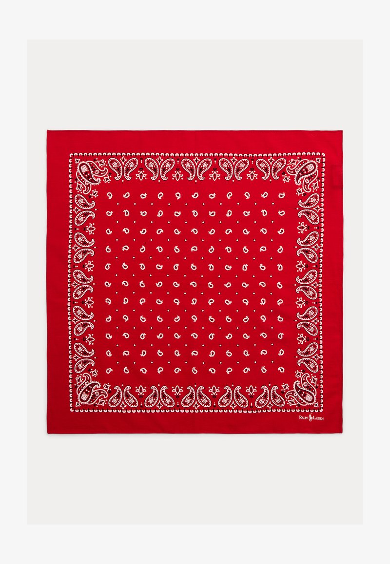 Polo Ralph Lauren PAISLEY COTTON BANDANNA - Lenço - red