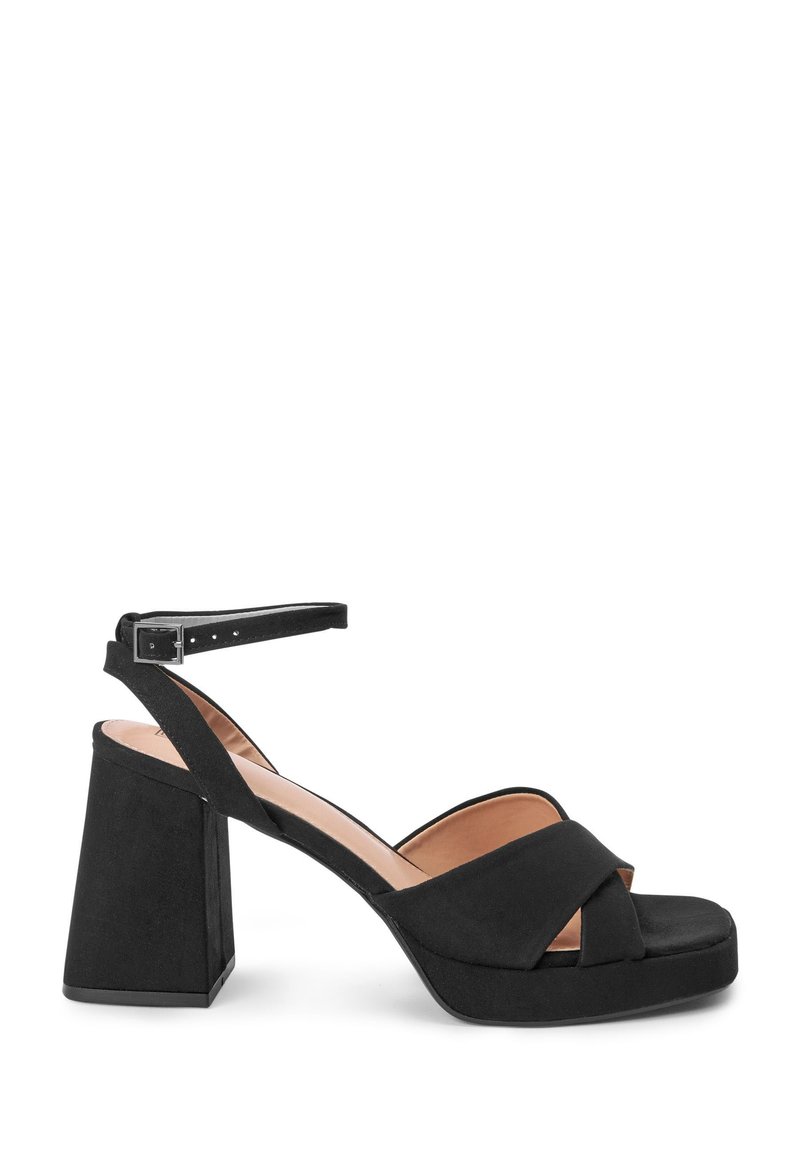Next FOREVER COMFORT  STANDARD - Sandály na platformě - black