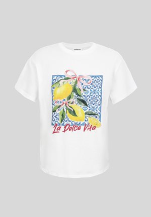 Even&Odd, T-shirts print - white