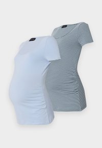2 PACK  - T-Shirt basic - teal/multi-coloured
