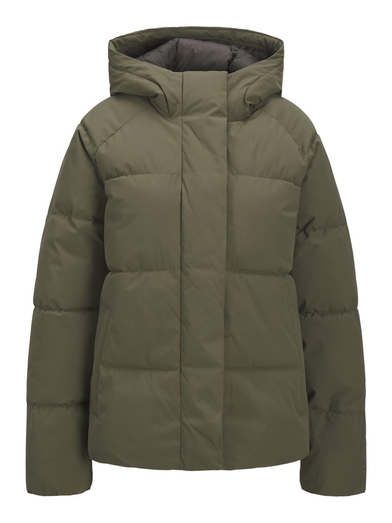 JJXX Winterjas donkergroen