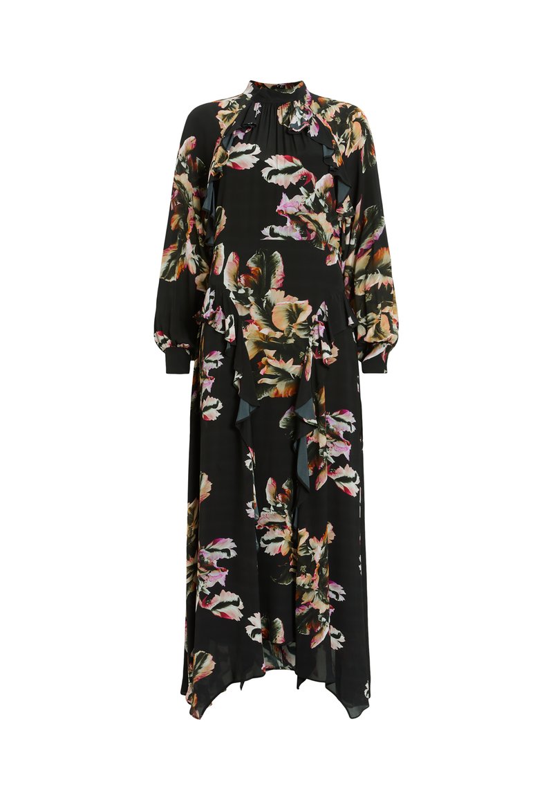 AllSaints Jurk donkerroze AllSaints Jurk donkerroze