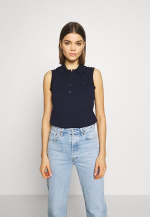 Lacoste, SLEEVELESS BASIC SLIM FIT POLO - Polo - navy blue