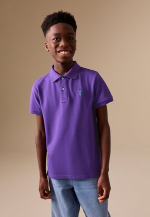 Next, REGULAR FIT - SHORT SLEEVE POLO SHIRT  . - Poloshirts - purple
