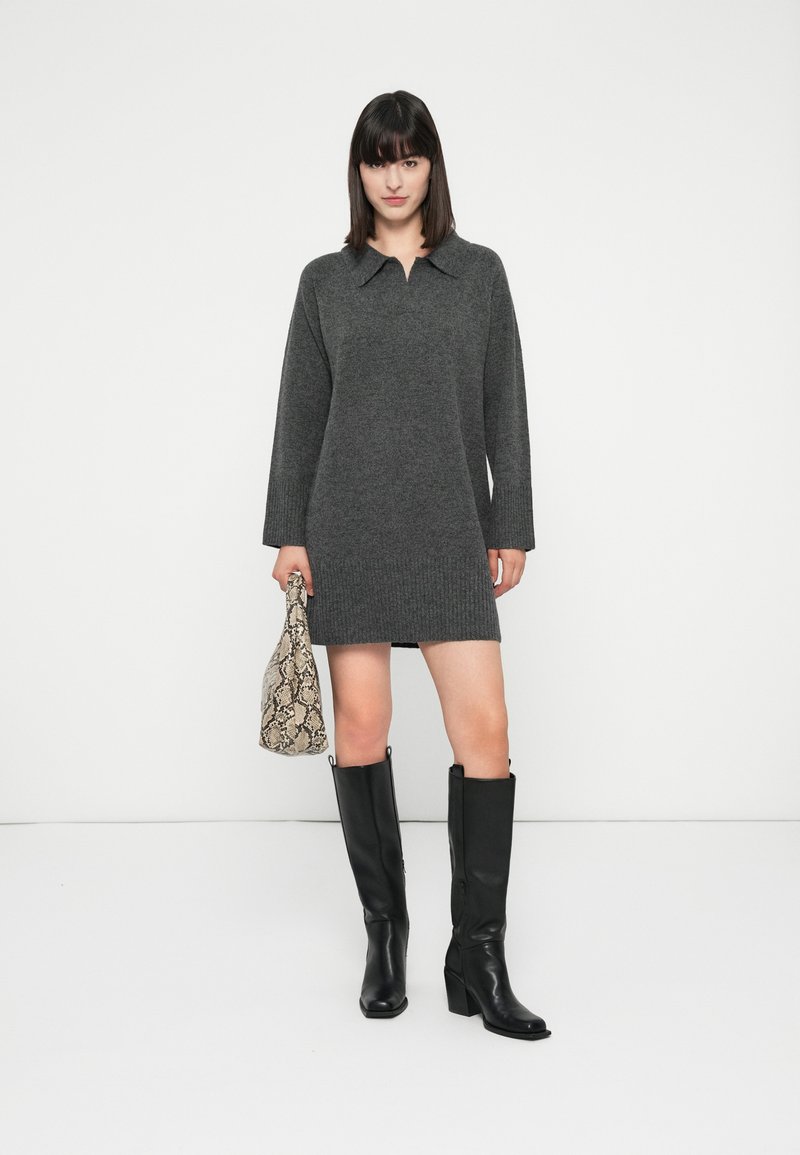 halter sequin dress Avenza Sequin-Embellished Halterneck Mini Dress in Silver main image 0