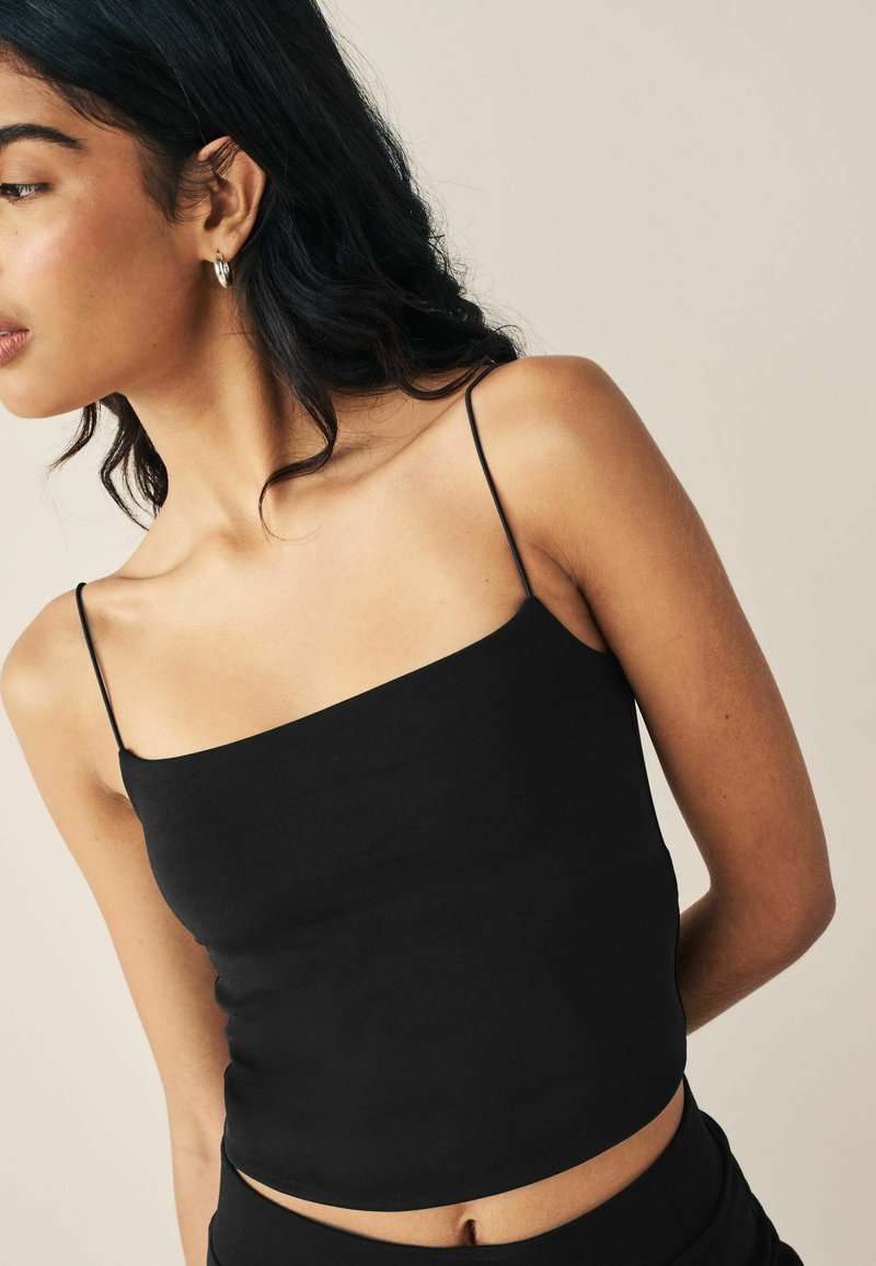 Next THIN STRAP SLINKY  - Tops - black