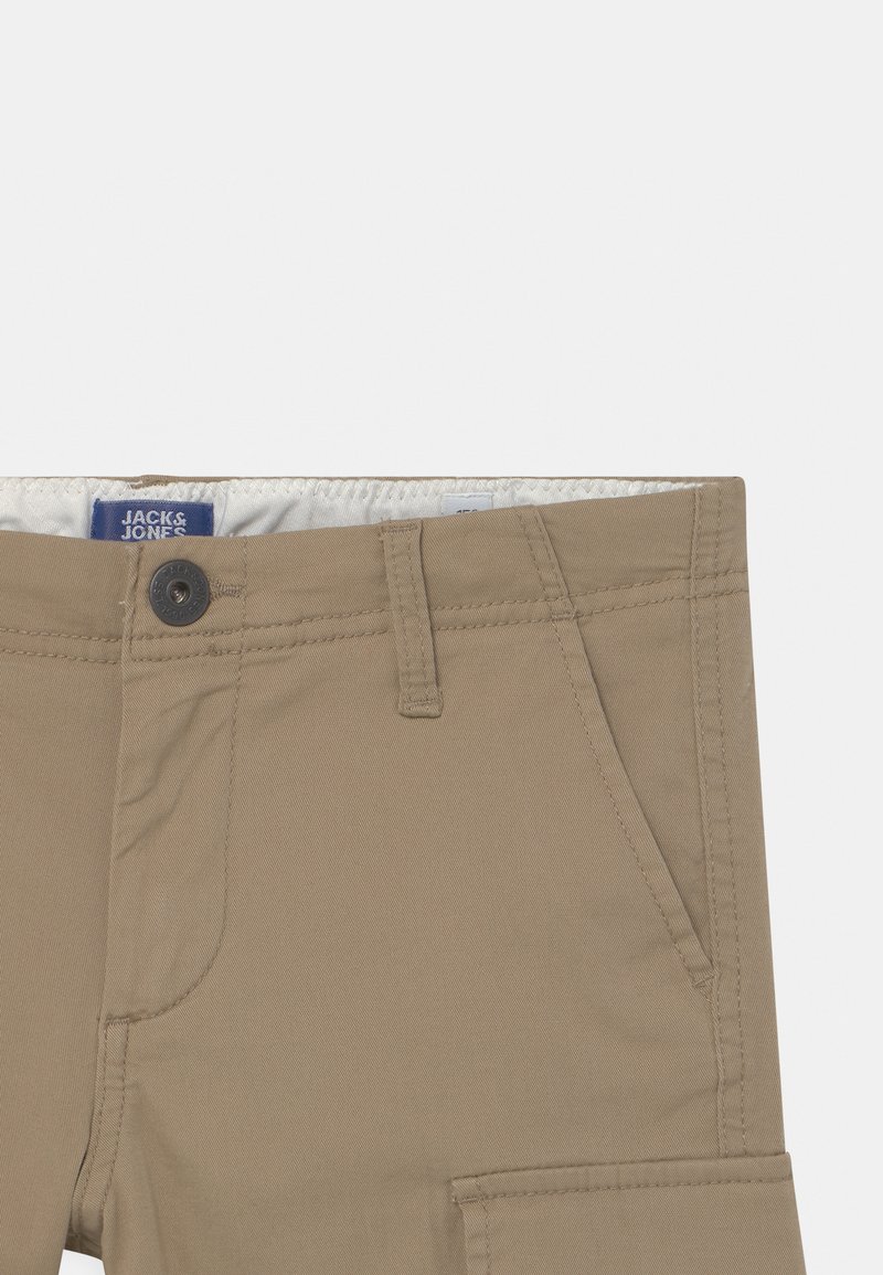 Pantaloncini Cargo Jack & Jones Junior - Cotone Elastan Per Bambini E Ragazzi | Vita Media Con Cerniera - Foto 3