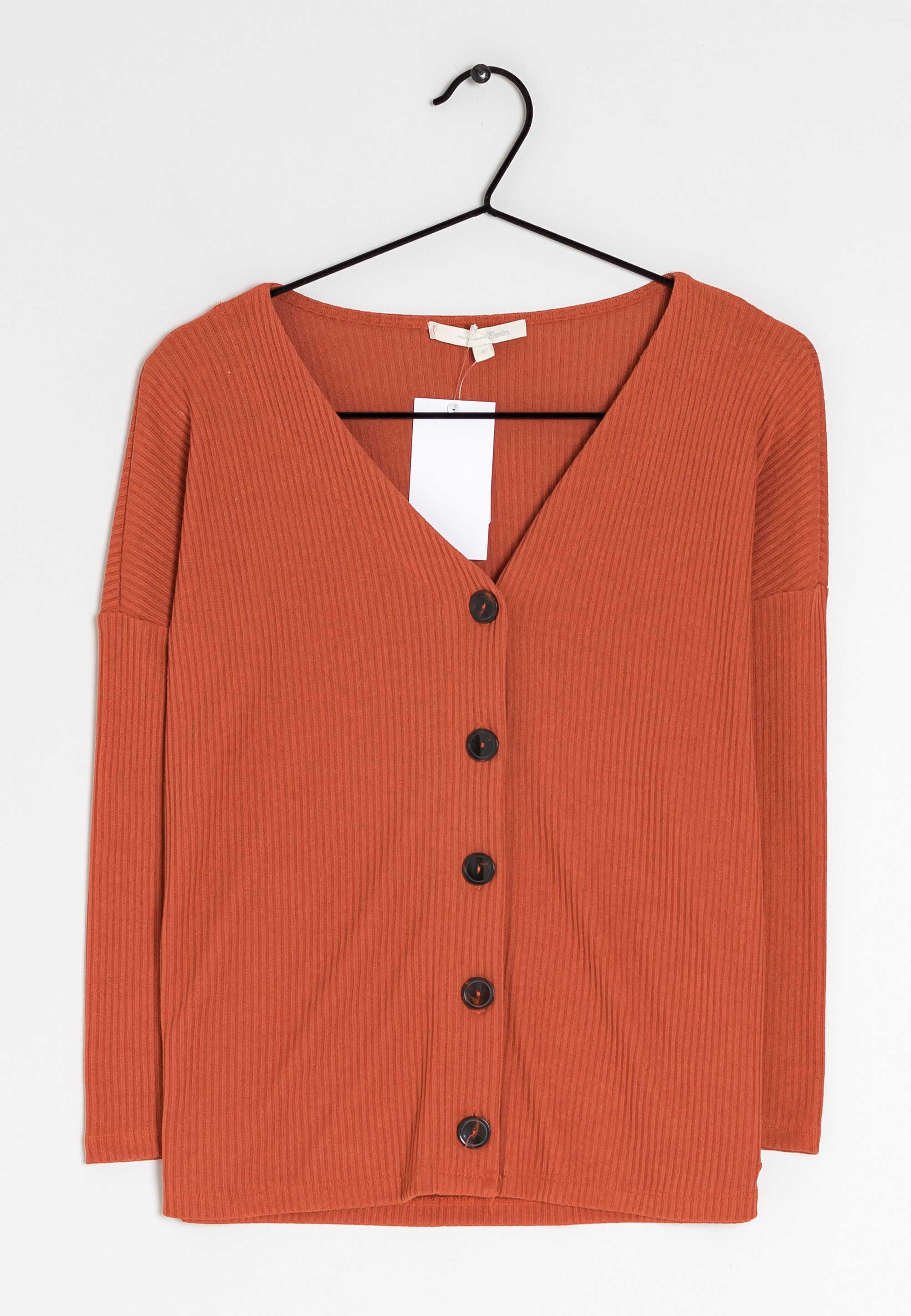 TOM TAILOR DENIM Strickjacke brown/braun (Pre-owned)