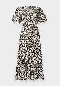 VMALBA CALF DRESS - Maxi-jurk - black/snow white