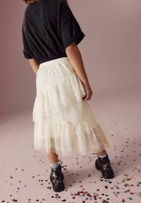Next REGULAR FIT - sukňa v tvare A - ecru white
