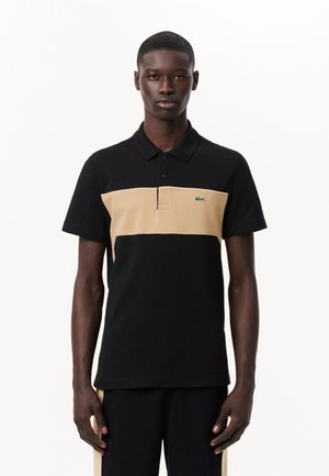 Lacoste, Polo - noir   beige cmb