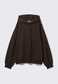 HEAVY HOODIE - Sweatshirt com capuz - dark brown