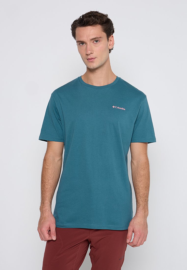 Columbia T-shirt print petrol