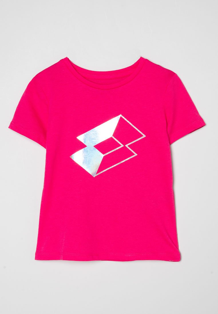 Lotto T-shirt print donkerroze