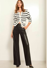 Lipsy TAILORED WIDE - Kalhoty - black