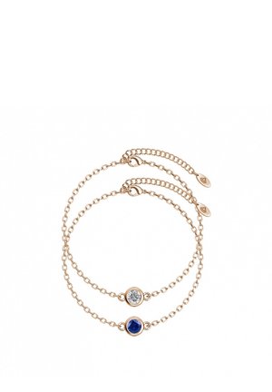2 PACK - Bracciale - or rosé cristal bleu