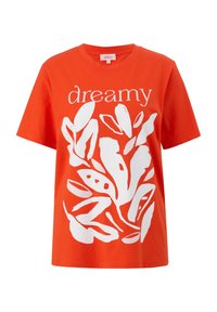 s.Oliver MIT FRONTPRINT - T-shirt z nadrukiem