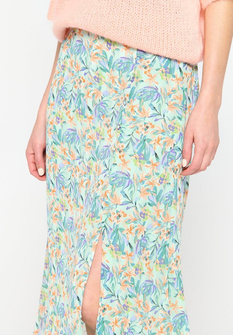 Damen Jeansröcke | LolaLiza FLOWER Faltenrock green/mint - VC41987 Damen Jeansröcke | LolaLiza FLOWER Faltenrock green/mint - VC41987