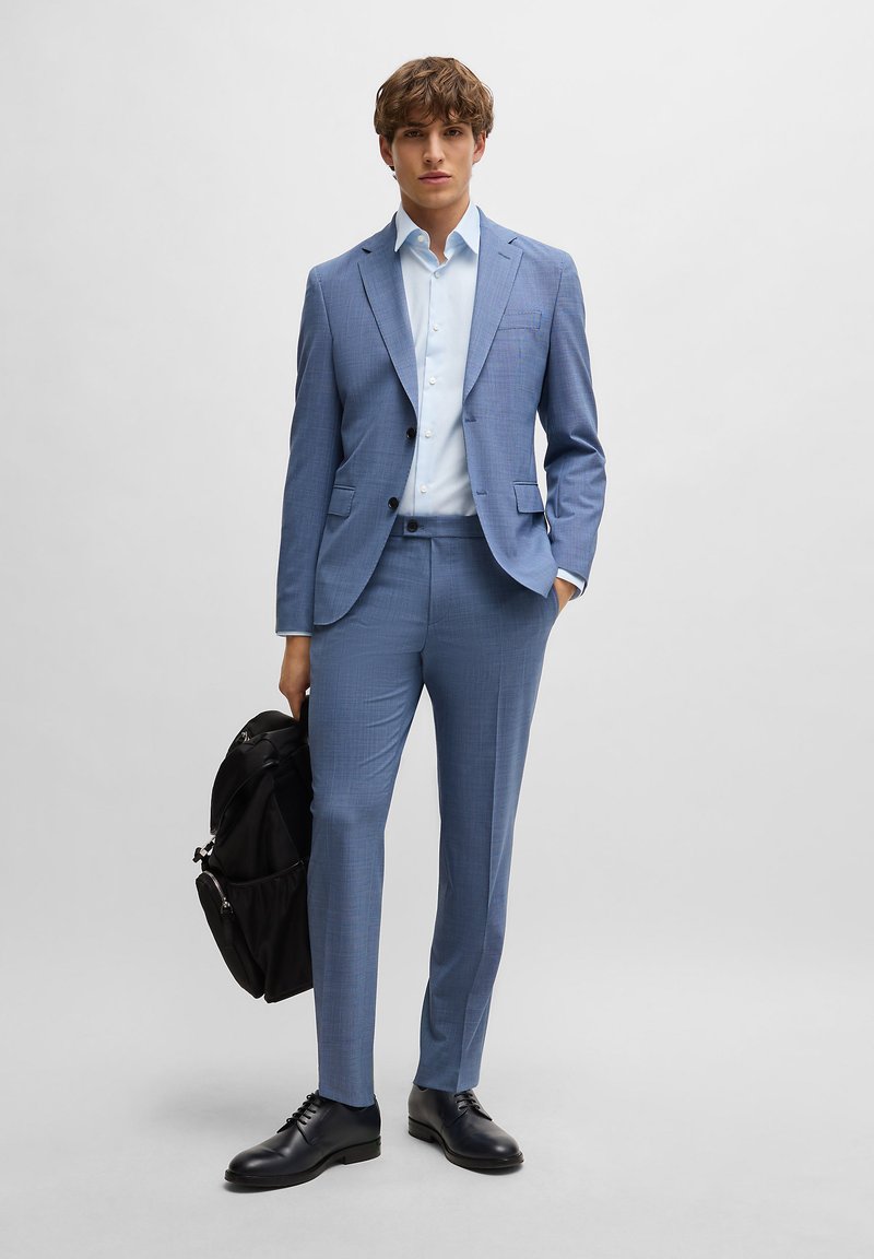 Veste Chemise Bleu Pastel Homme Homme Chemise élégante à Manche