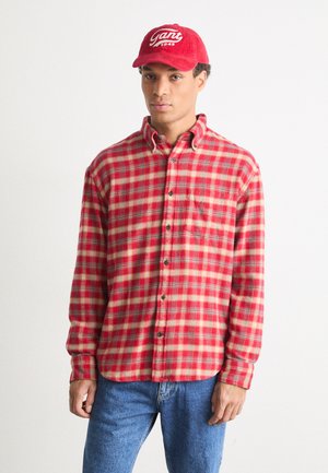 GANT CHECK SHIRT - Skjorter - ruby red