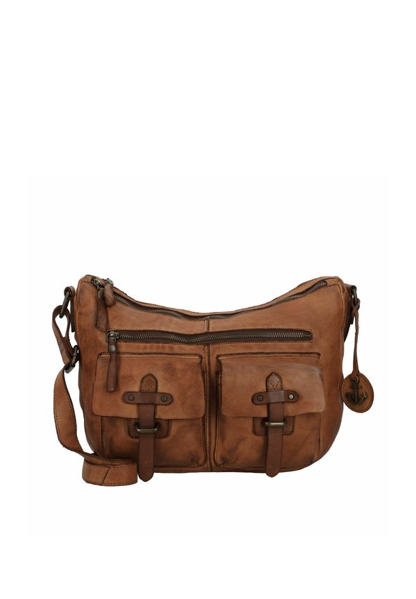 URBAN POETS EMERSON 36 CM - Umhängetasche - charming cognac