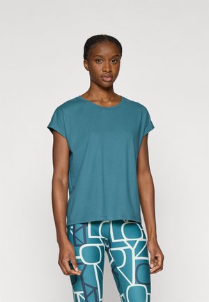 ONPAUBREE LIFE ON BAT LOOSE TEE - T-shirts basic - mediterranea