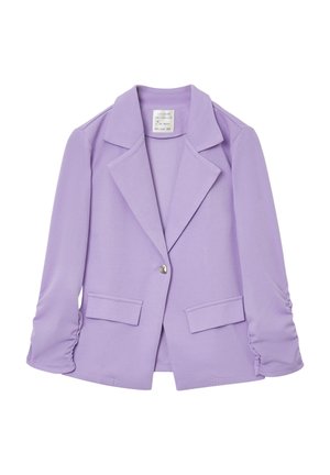 MONOPETTO MANICHE ARRICCIATE - Blazer - lilla brillante