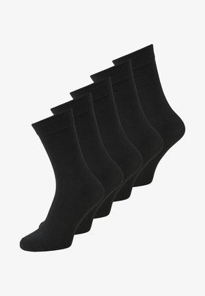 JACBLACK SOCK 5 PACK  - Nogavice - black